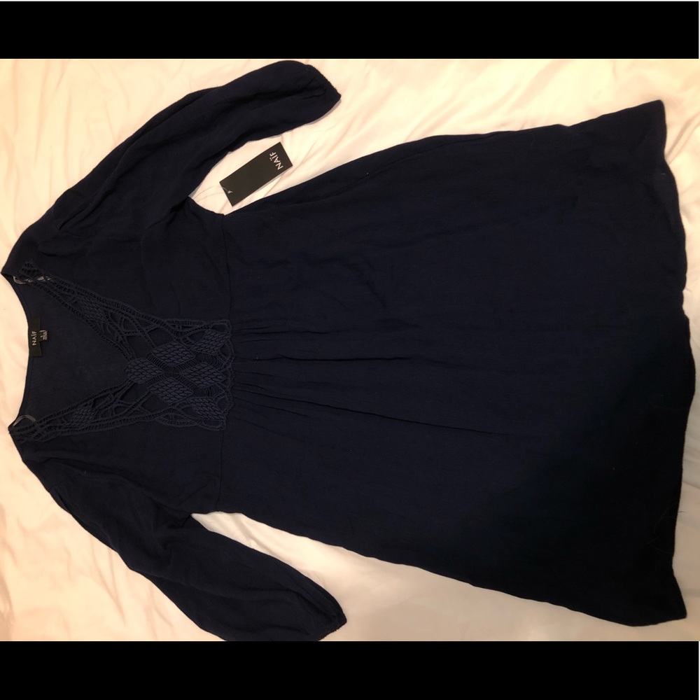 Navy blue dress